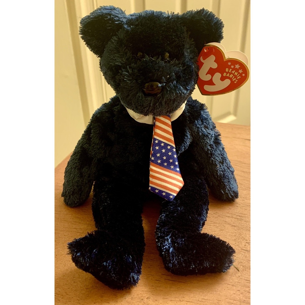 TY Beanie Babies Pops‎ 2002 Father's Day USA Flag Tie